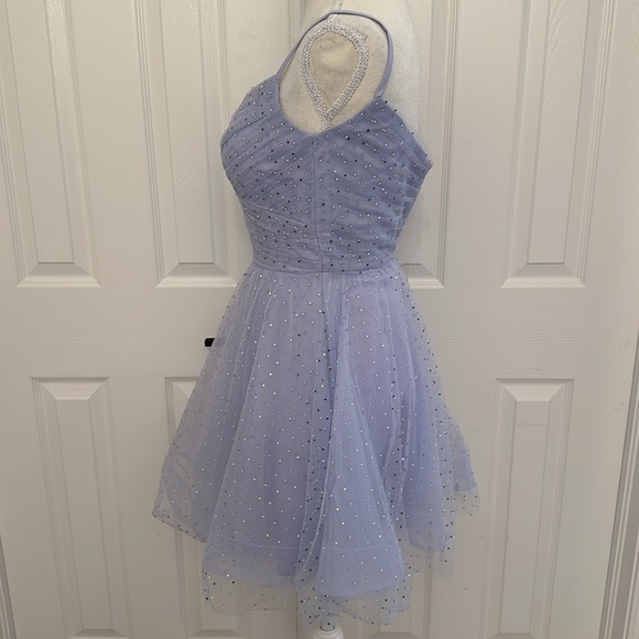 Worn 1x for 30 minutes. Pageant designer cocktail dress. Size 0 fits like XXS - Picture 6 of 9